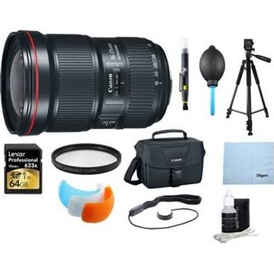 Canon EF 16-35mm f/2.8L III USM Ultra Wide Angle Zoom Lens with Multi Accessories Bundle - Perfect for Landscape, Architecture & Travel Photography