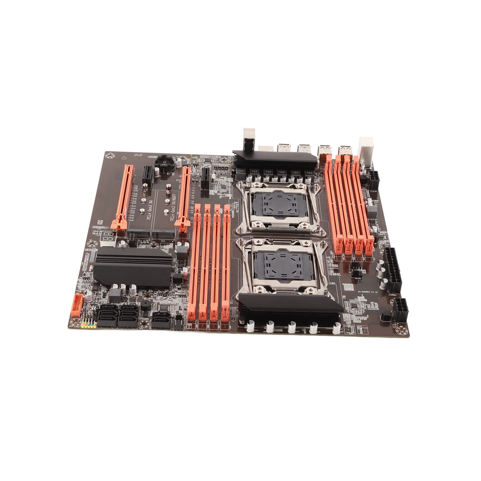 Akozon X99 Motherboard - Dual Socket LGA 2011-3, DDR4 Support, M.2 & SATA Ports, USB 3.0 - Ideal for Gaming PCs, Workstations & Content Creation Studios