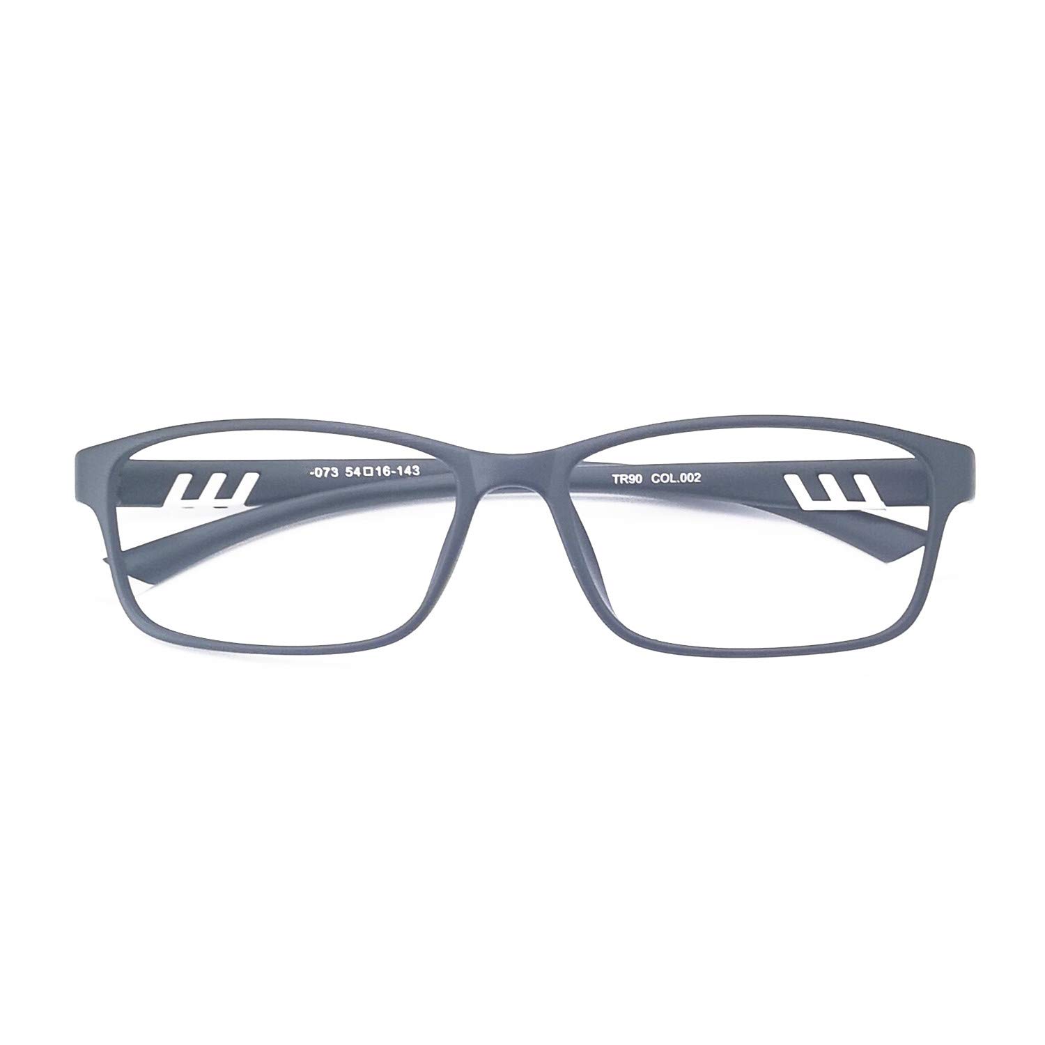 Blue Light Blocking Glasses for Women & Men - Anti Glare Computer Reading Glasses with Magnification - Rectangle Eyeglass Frames for Office, Screen Time & Night Reading