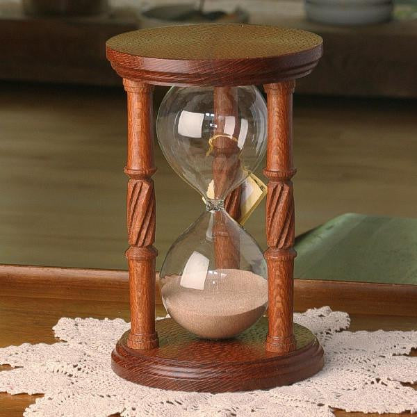 Premium Solid Fishtail Oak Hourglass Urn - Elegant Memorial Keepsake for Ashes - Perfect for Home Display, Funeral Services & Memorial Ceremonies