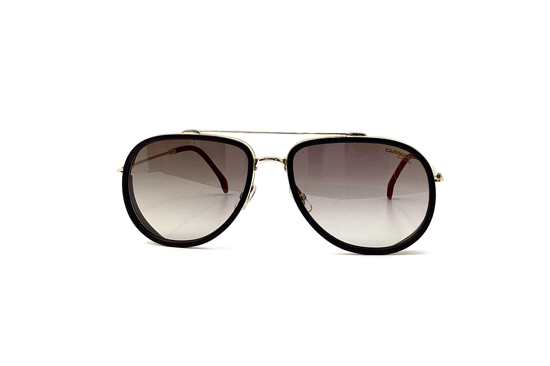 Carrera 166/S Sunglasses Gold Black - Polarized Aviator Sunglasses for Men & Women - UV Protection, Stylish & Durable - Perfect for Driving, Travel & Outdoor Activities