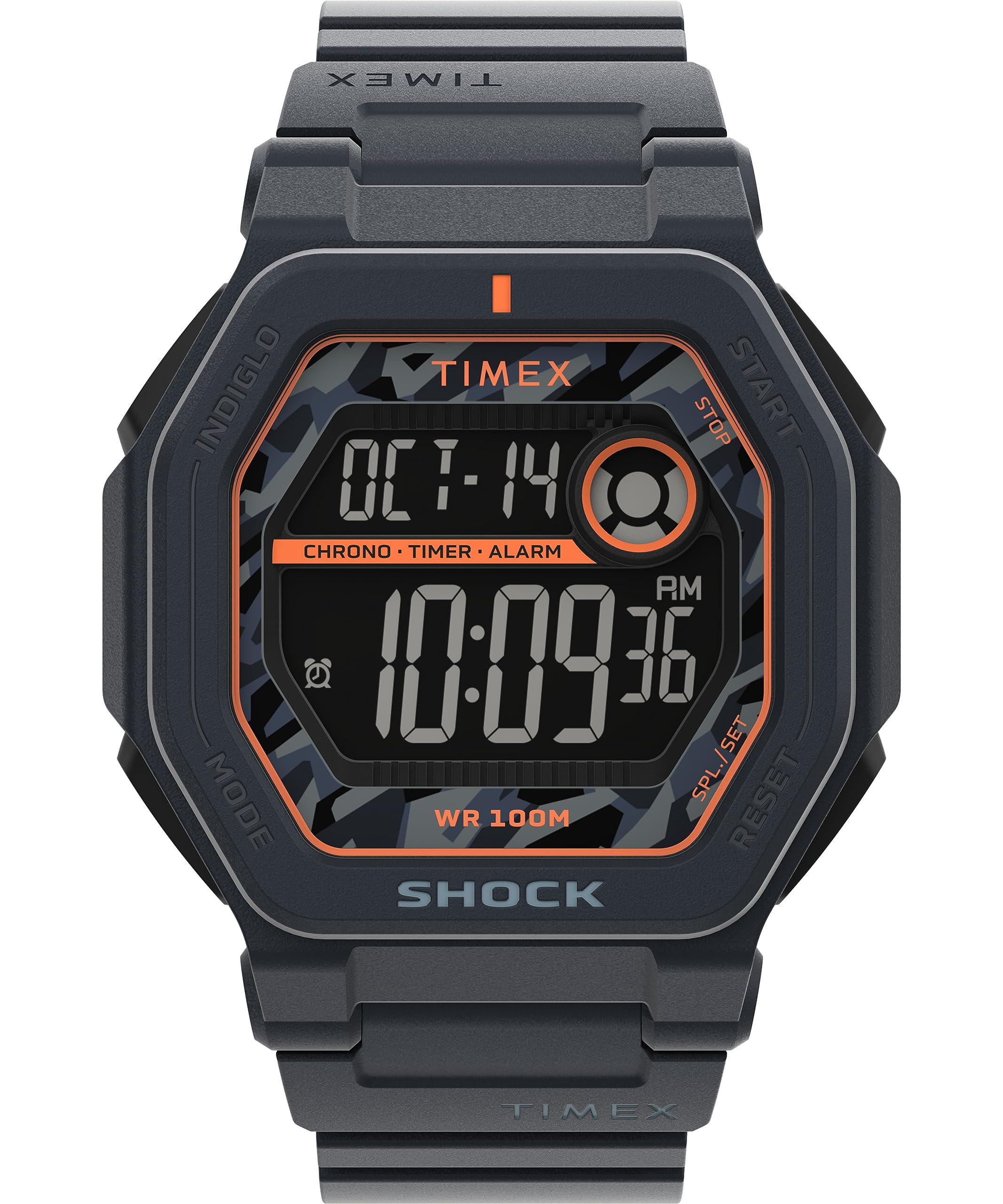 Timex Men's Command Encounter 45mm Analog Quartz Watch with Date Window & Indiglo Night Light - Perfect for Outdoor Adventures, Hiking & Everyday Wear
