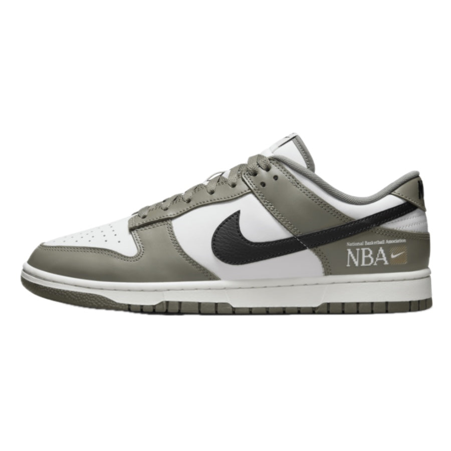 Nike Dunk Low NBA Paris Sneakers - Dark Stucco/Summit White/Metallic Gold/Black Basketball Shoes for Men | Streetwear Fashion & Casual Wear