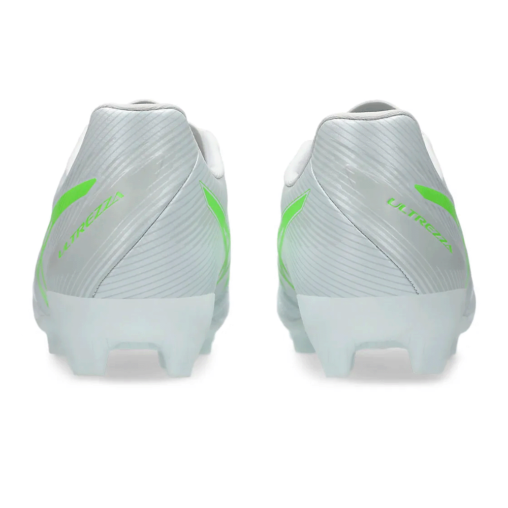 ASICS Ultrezza Club 3 FG Soccer Cleats for Men - White/Green Gecko Football Shoes for Firm Ground - Perfect for Training & Match Play