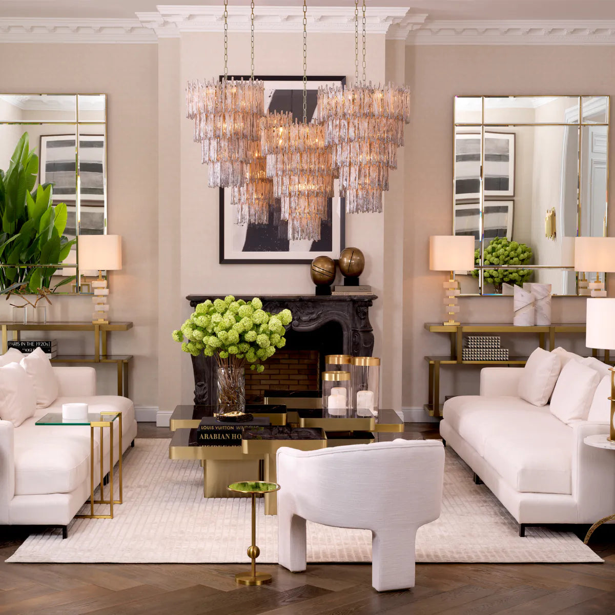 Saint Roch Crystal Chandelier - Elegant Ceiling Light Fixture for Dining Room, Living Room & Bedroom Decor