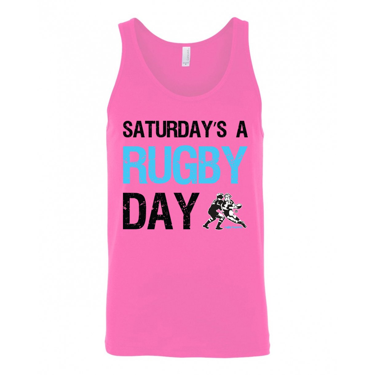 Saturday's a Rugby Day - Pink Women's Rugby Shirt for Game Day & Casual Wear | Perfect for Fans, Players & Sports Enthusiasts