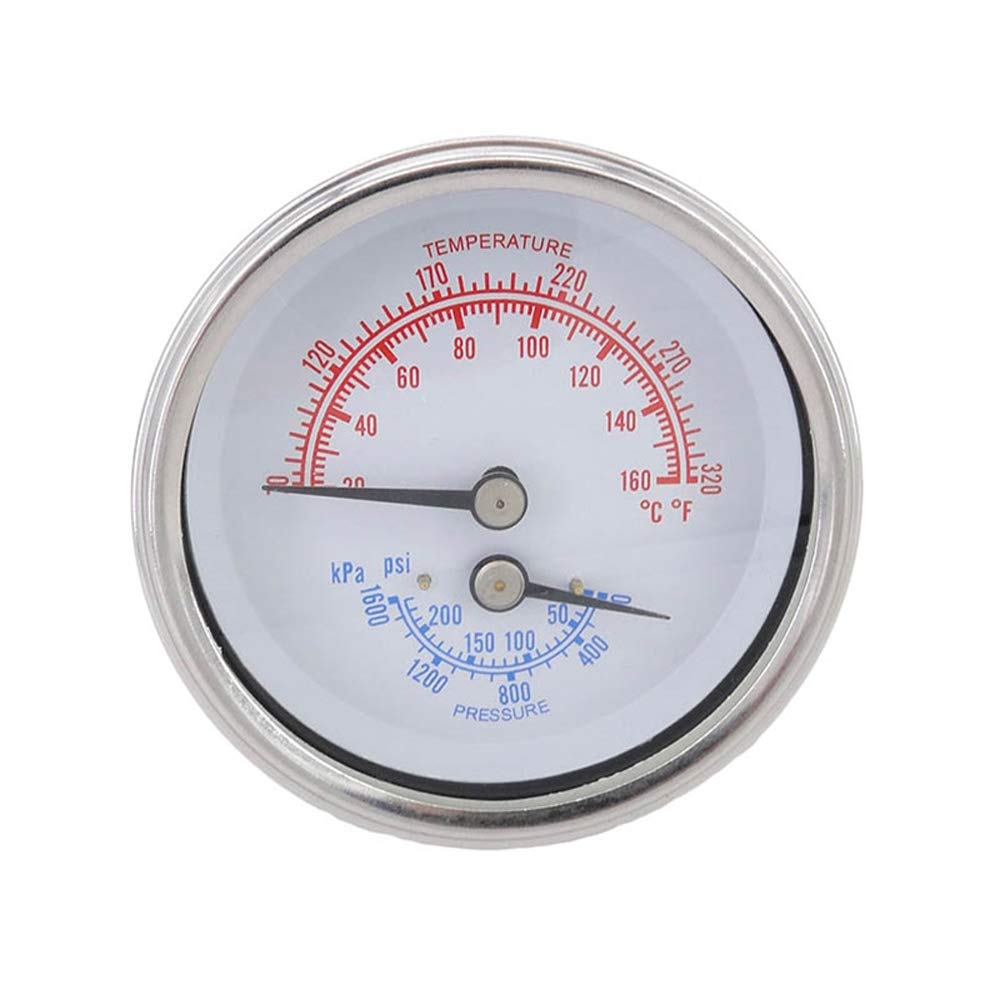 Pentair RA0079000 Temperature and Pressure Gauge Replacement for PowerMax Commercial Pool & Spa Heaters - Professional Water Heater Monitoring Solution for Hotels, Resorts & Aquatic Centers
