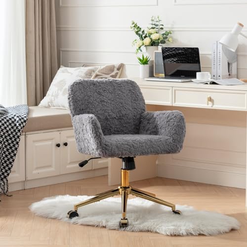 Grey Faux Fur