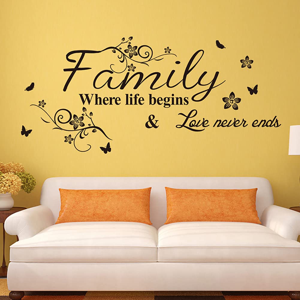 Inspiring Wall Quotes Stickers - Home Decor for Living Room & Bedroom