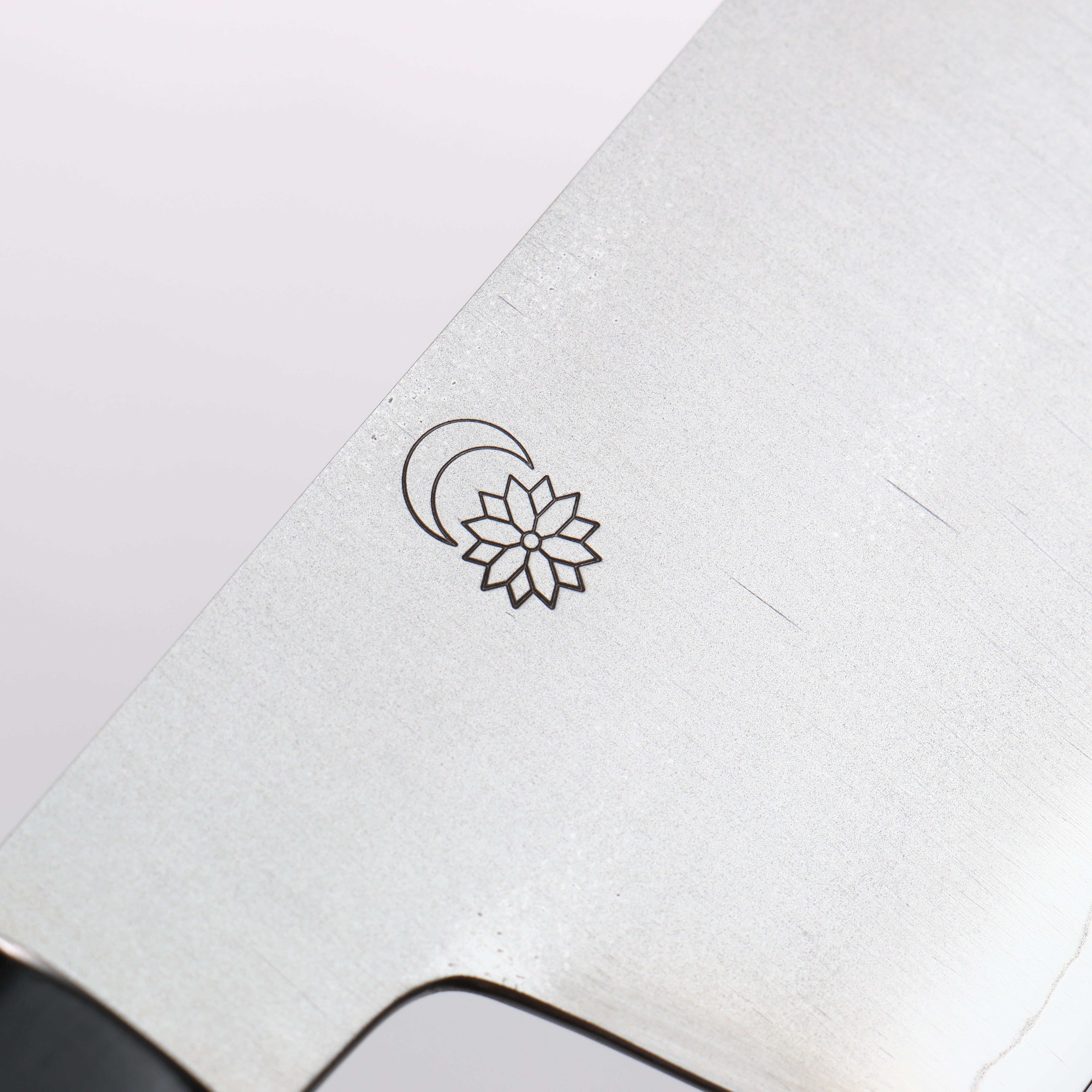 Premium Kikuzuki Silver Steel No.3 Bokashi Santoku Knife - 180mm Blade with Magnolia Wood Handle - Perfect for Slicing, Dicing & Chopping Vegetables, Meat & Fish