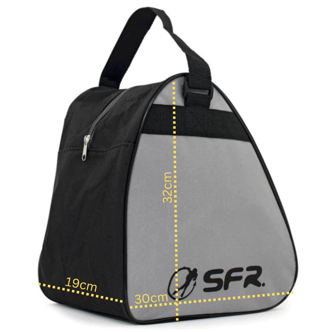 SFR Junior Skate Bag with Snowflake Design - Perfect for Kids' Ice Skating & Hockey Gear Storage | Durable & Stylish Sports Backpack for School & Rink