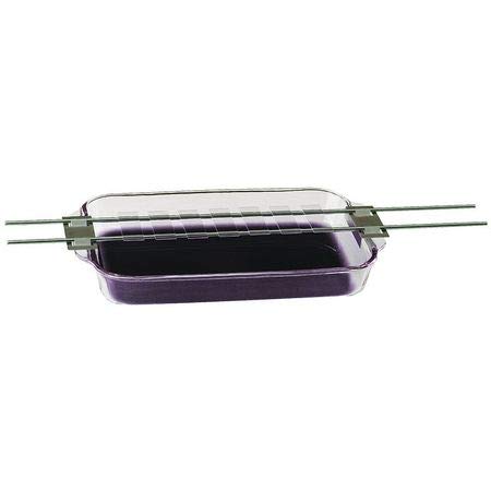 Stainless Steel Staining Rack - 3.5 Inch Diameter for Laboratory, Science Experiments & Medical Use