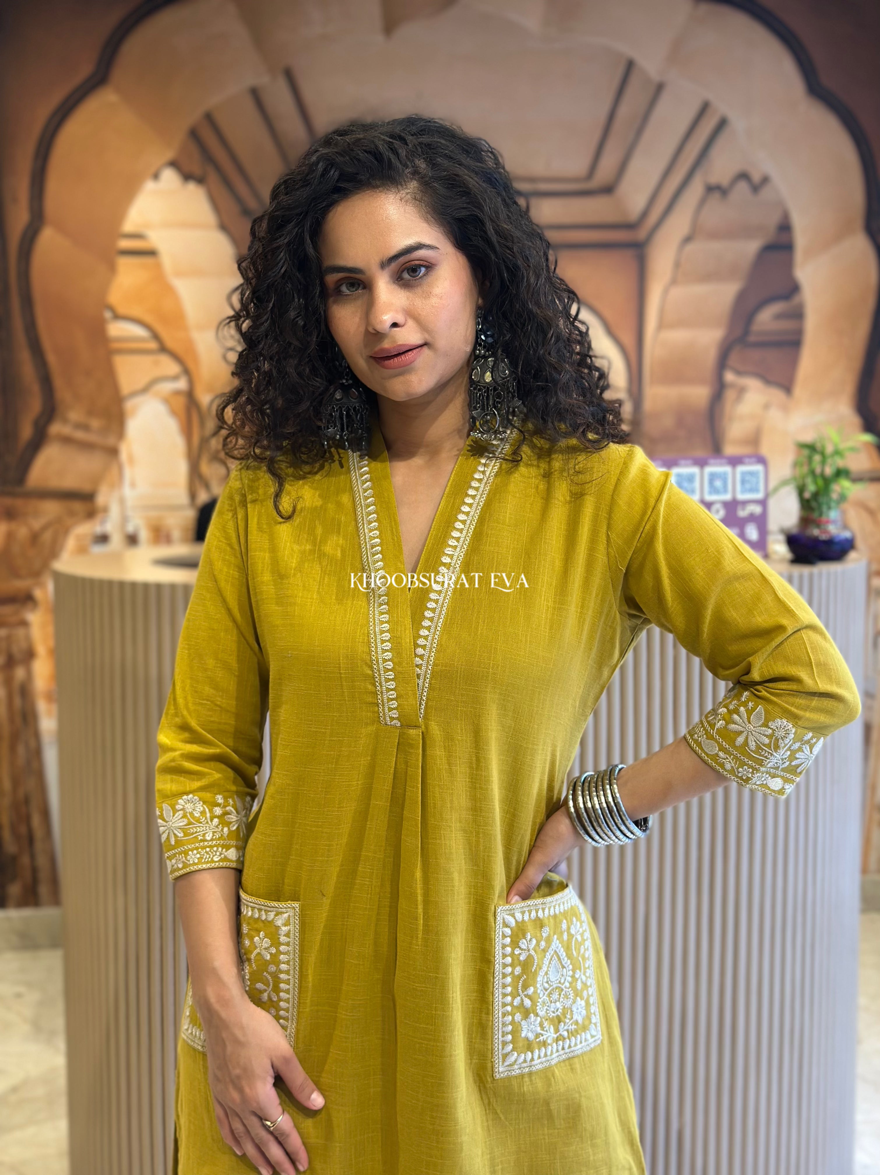 Stylish Women's Summer Kurta Set with Palazzo Pants - Comfortable Cotton Ethnic Outfit for Casual Wear, Festivals & Parties