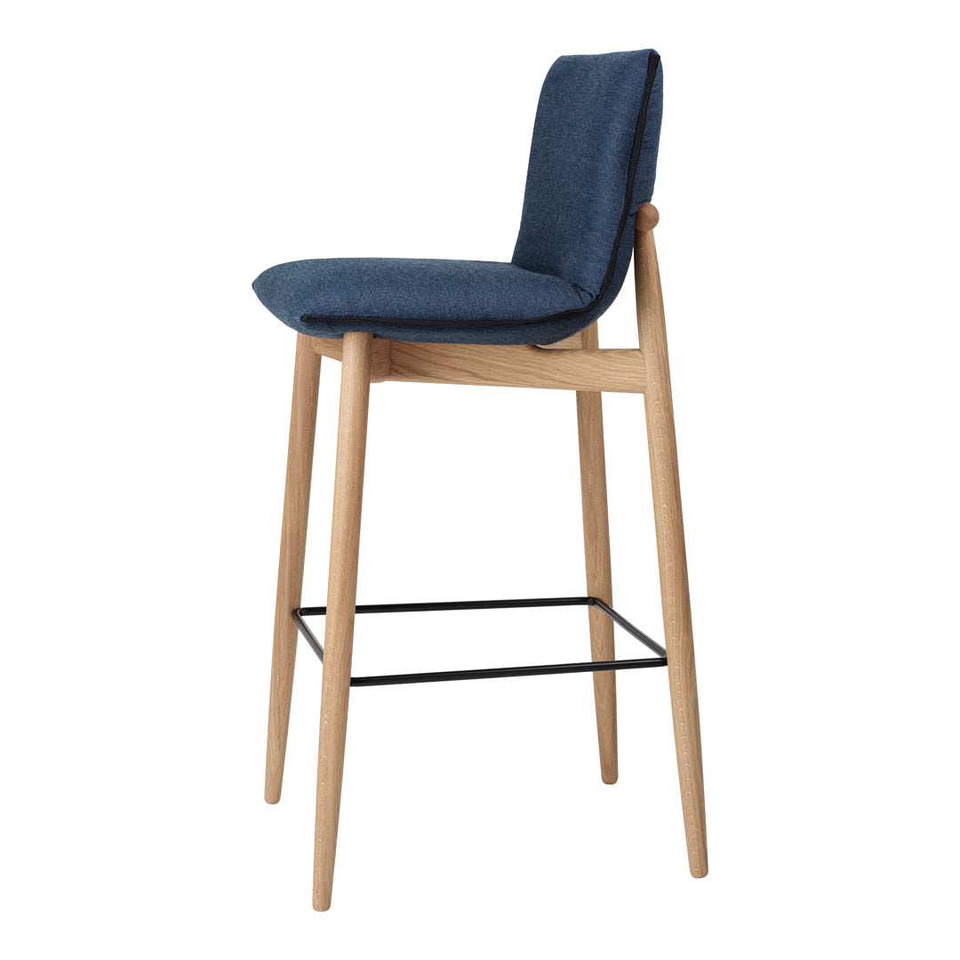 E006 Modern Bar Stool with Comfortable Seat - Adjustable Height Counter Stool for Kitchen Island, Dining Table, and Home Bar - Stylish & Durable Barstool for Indoor Use