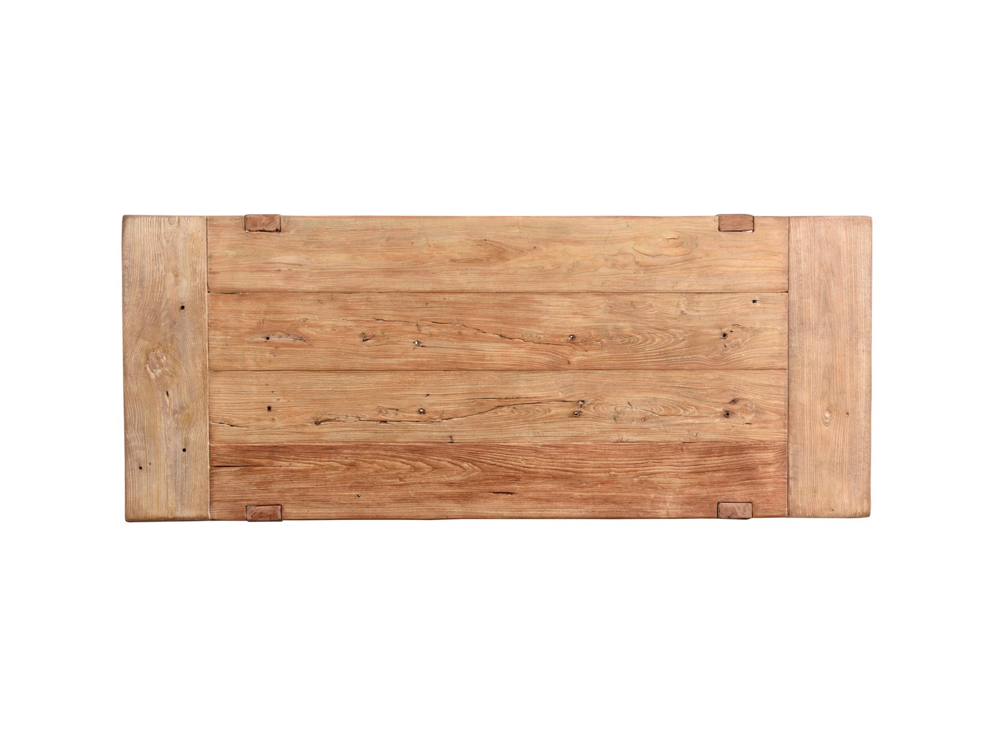Crofters Solid Wood Dining Table - Farmhouse Style Kitchen Table for 6 - Perfect for Family Dinners & Entertaining Guests