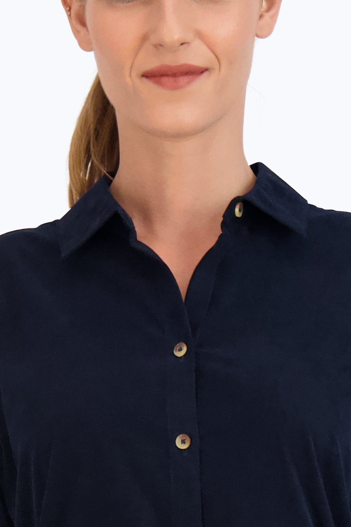Rocca Women's Pinwale Corduroy Long Sleeve Dress - Stylish Fall & Winter Outfit for Casual Wear, Office, and Date Nights