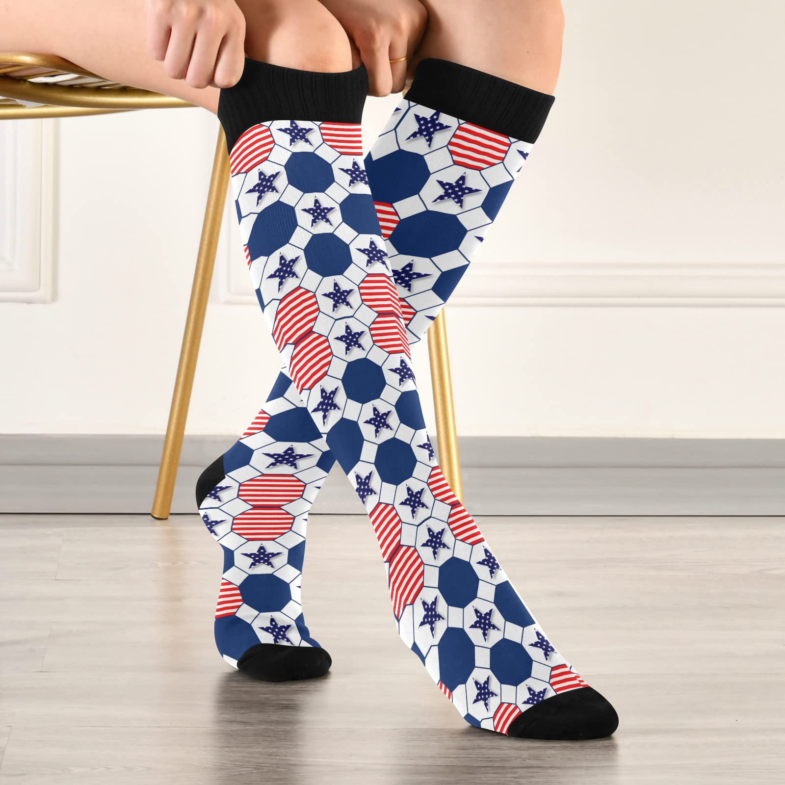 KLL Compression Socks for Women & Men - Medical Grade Circulation Support Socks for Running, Cycling, Nursing & Travel - Best for Athletes, Nurses & Frequent Flyers