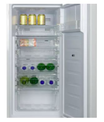 Farfalla FUF 119NF Frost-Free Upright Freezer 119L - Energy Efficient, Compact Freezer for Home, Garage, or Basement - Perfect for Storing Frozen Foods, Ice Cream, and Meal Prep