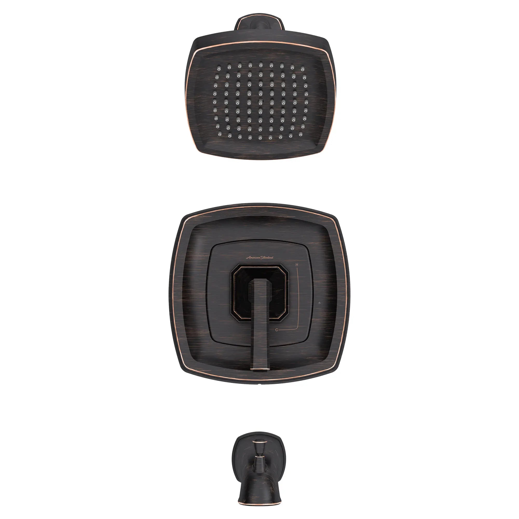 Crawford 1.8 GPM Water Saving Shower Trim Kit with Double Ceramic Pressure Balance Cartridge & Lever Handle - Perfect for Bathroom Renovation & Water Conservation