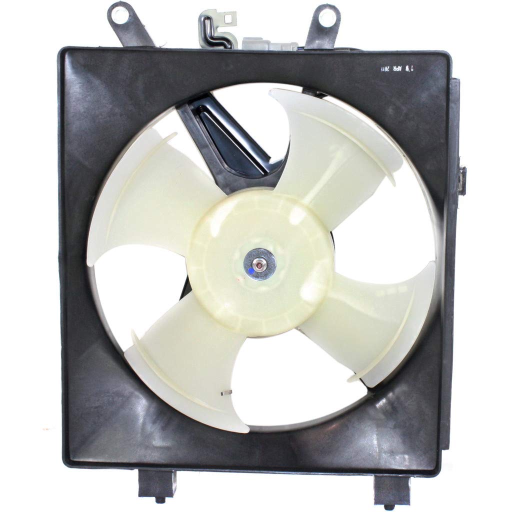 2001-2005 Honda Civic AC Condenser Fan Assembly - Single Fan Replacement for HO3113114 & 38616PMMA01 | Perfect for Cooling System Repair & Summer AC Maintenance