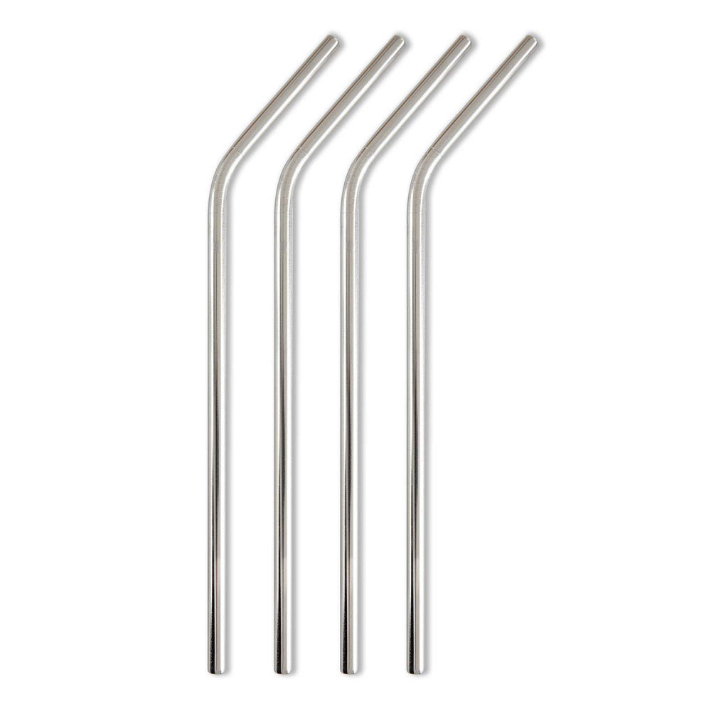 BarBaydos 12-Pack Reusable Stainless Steel Drinking Straws - BPA-Free, Dishwasher Safe Metal Straws for Smoothies, Iced Coffee, Cocktails & Eco-Friendly Home Use