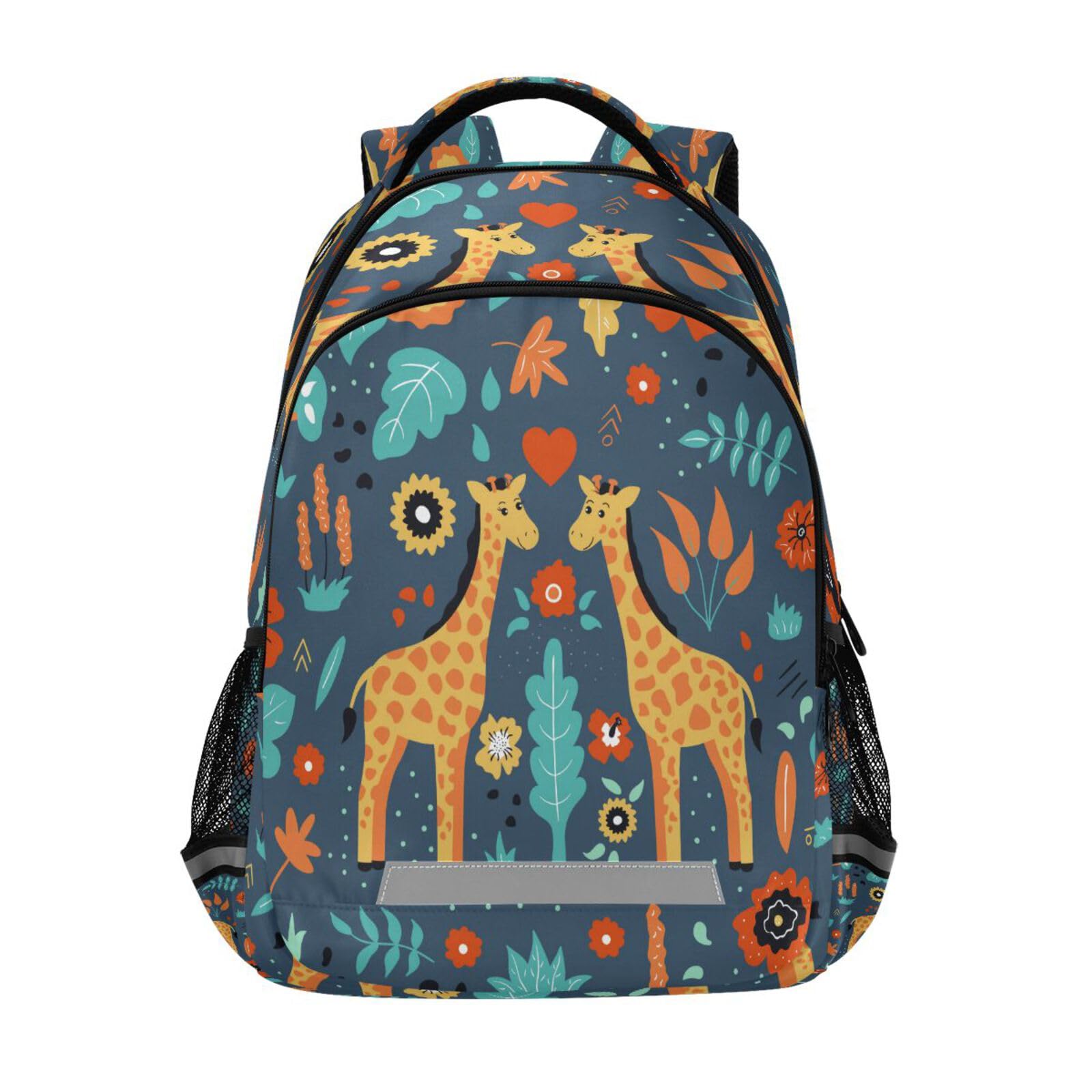 ALAZA Cute Giraffe Print Backpack for Women - Lightweight School Bookbag, Travel Daypack & College Laptop Bag | Perfect for School, Work, Travel & Daily Commute