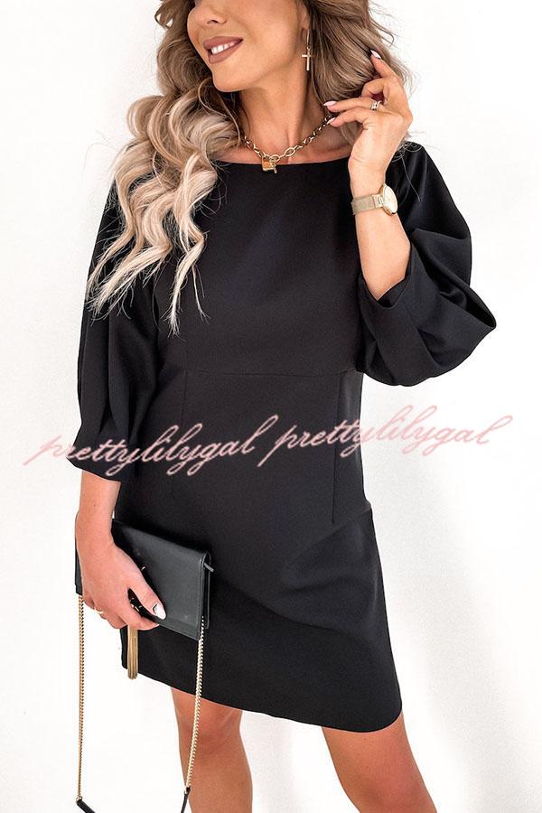 Elegant V-Neck Cocktail Dress with Bowknot Decor - Perfect for Parties, Weddings & Special Occasions