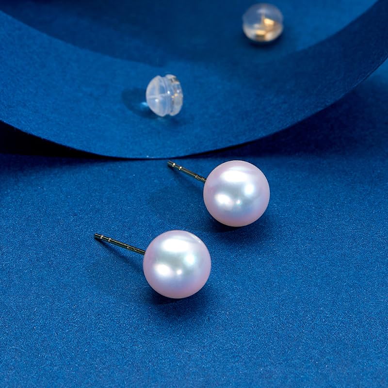 18k Gold Pearl Jewelry Set - Elegant Gifts for Women, Wife, Mother, Girlfriend | Birthday, Anniversary, Mother's Day, Christmas & Valentine's Day Presents | Perfect for Special Occasions & Everyday Wear