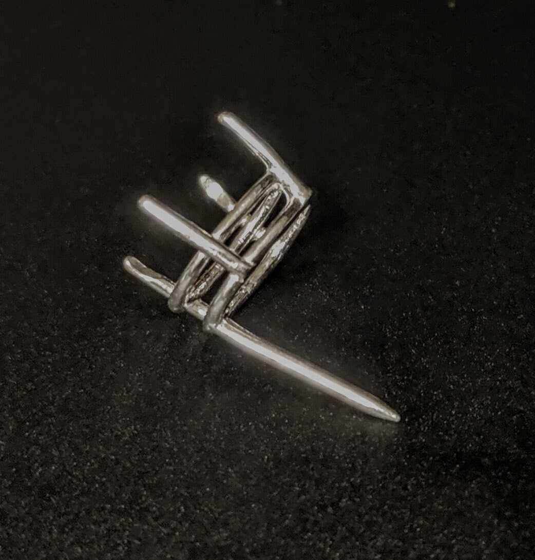 14K Gold or Sterling Silver Oval Tie Tack with Gemstone - 8x6mm, 10x8mm, 12x10mm Sizes - 4 Prong Custom Made Tie Pin for Men - Perfect for Weddings, Business Meetings & Formal Events