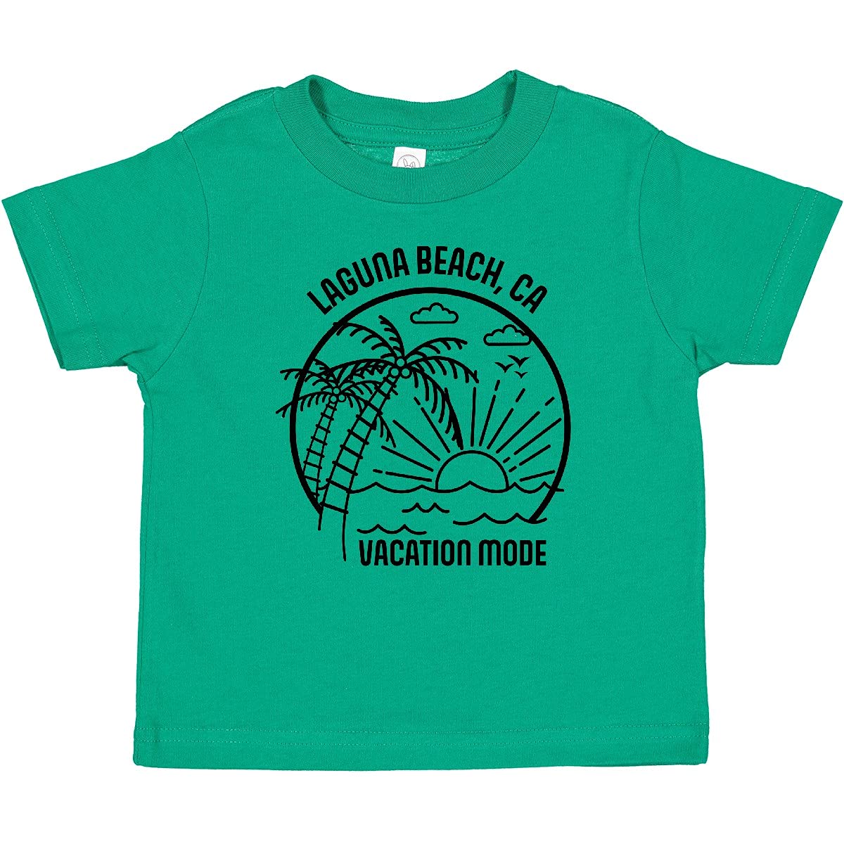 Inktastic Summer Vacation Mode Laguna Beach California Baby T-Shirt - Cute Casual Outfit for Beach Trips, Family Vacations & Summer Photoshoots