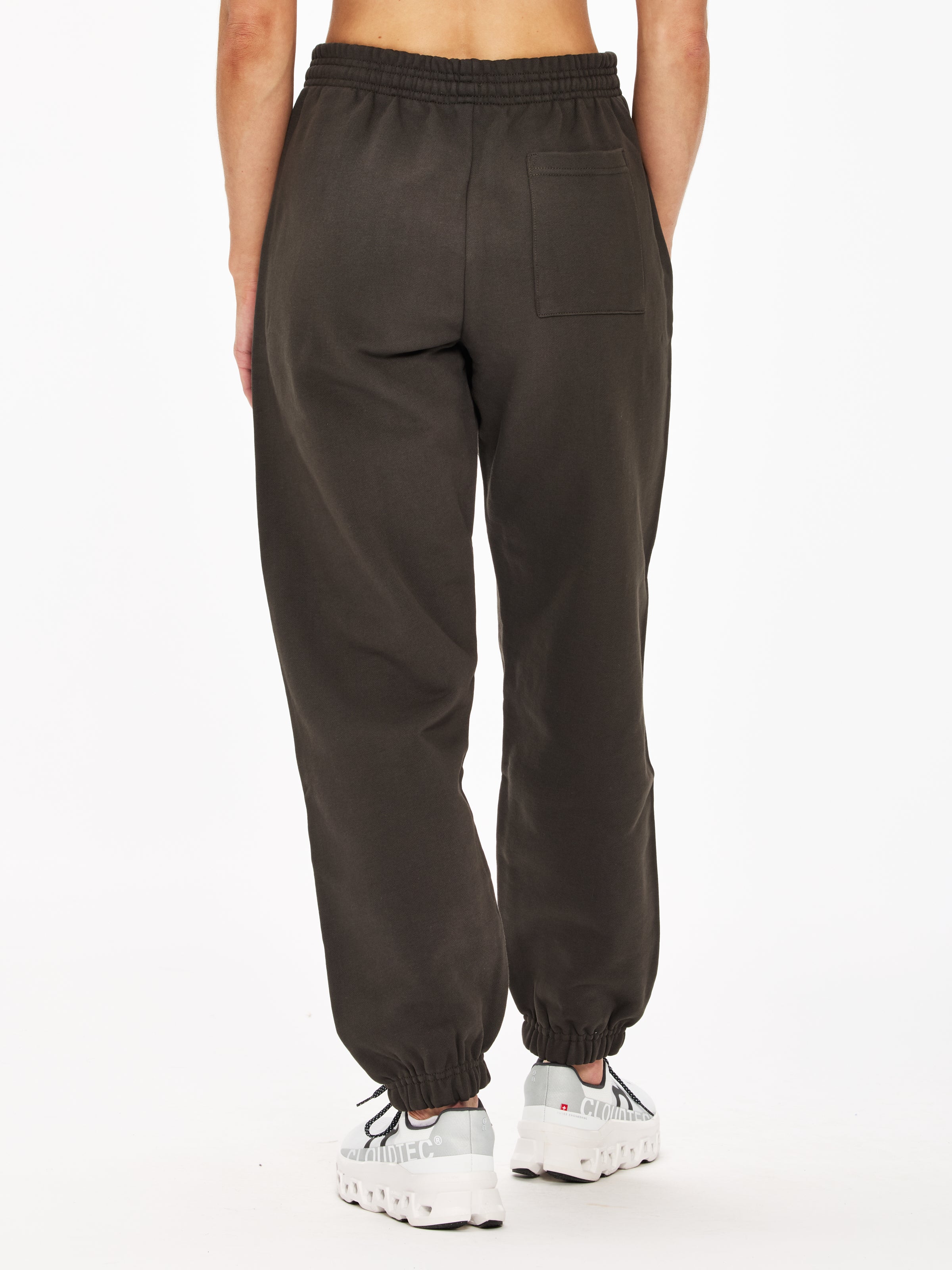 Adanola Women's Varsity Sweatpants - High Waisted Fleece Joggers for Yoga, Gym & Lounge Wear - Trendy Casual Athletic Pants for Women