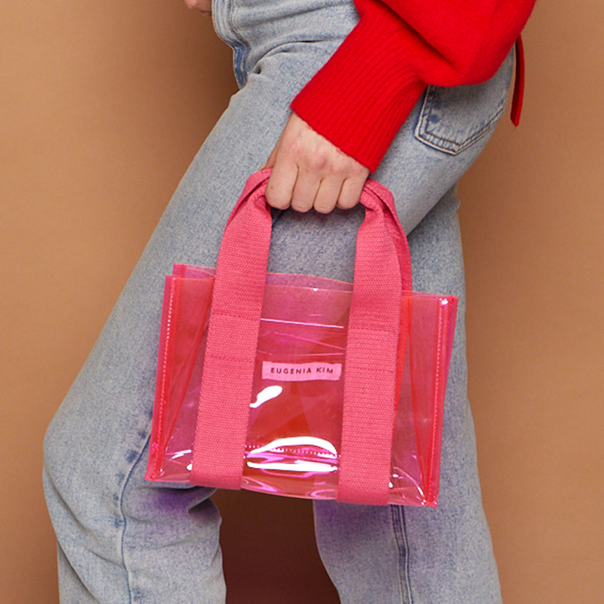 Trendy Neon Pink Toto Bag for Women - Lightweight & Durable Crossbody Purse - Perfect for Shopping, Travel & Everyday Use