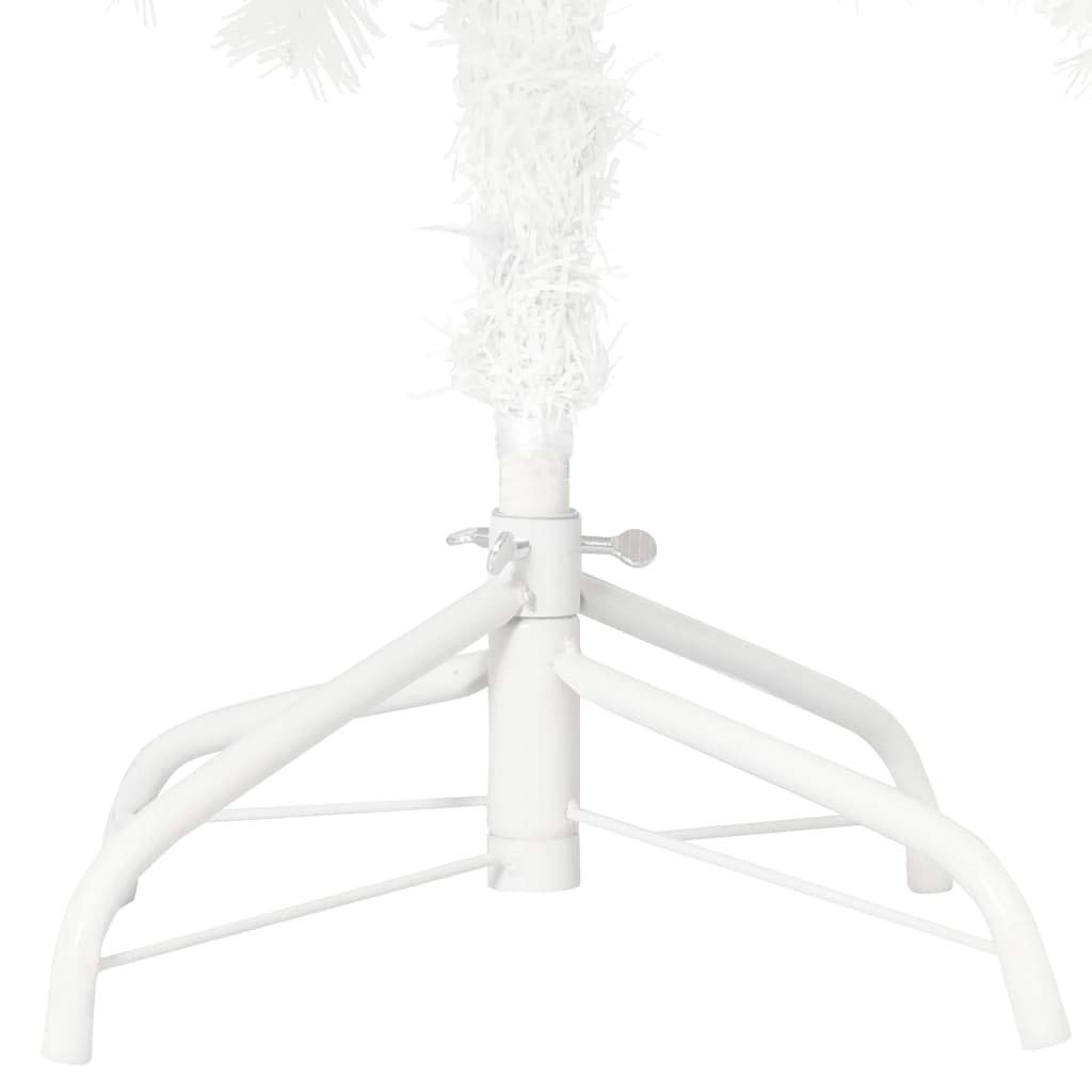 FAMIROSA 8 ft White Artificial Christmas Tree with Stand - 1560 Lifelike Needles & Frosted Branches - Perfect for Home, Office, Party & Holiday Decor (8x3 ft) | Indoor & Outdoor Xmas Decorations