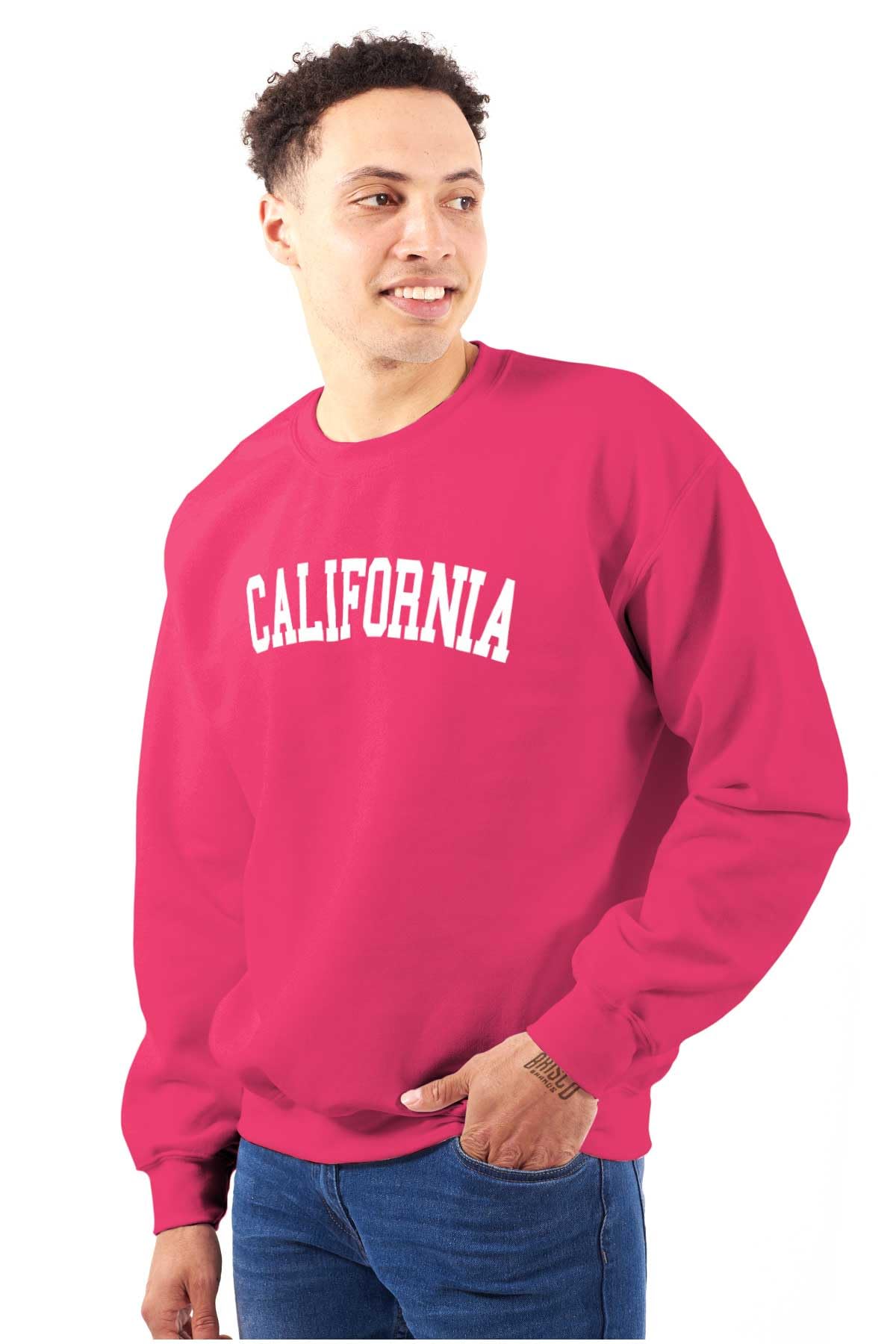 California Simple Traditional Classic Sweatshirt for Men & Women - Unisex Casual Pullover Hoodie for Everyday Wear, Street Style & Outdoor Activities