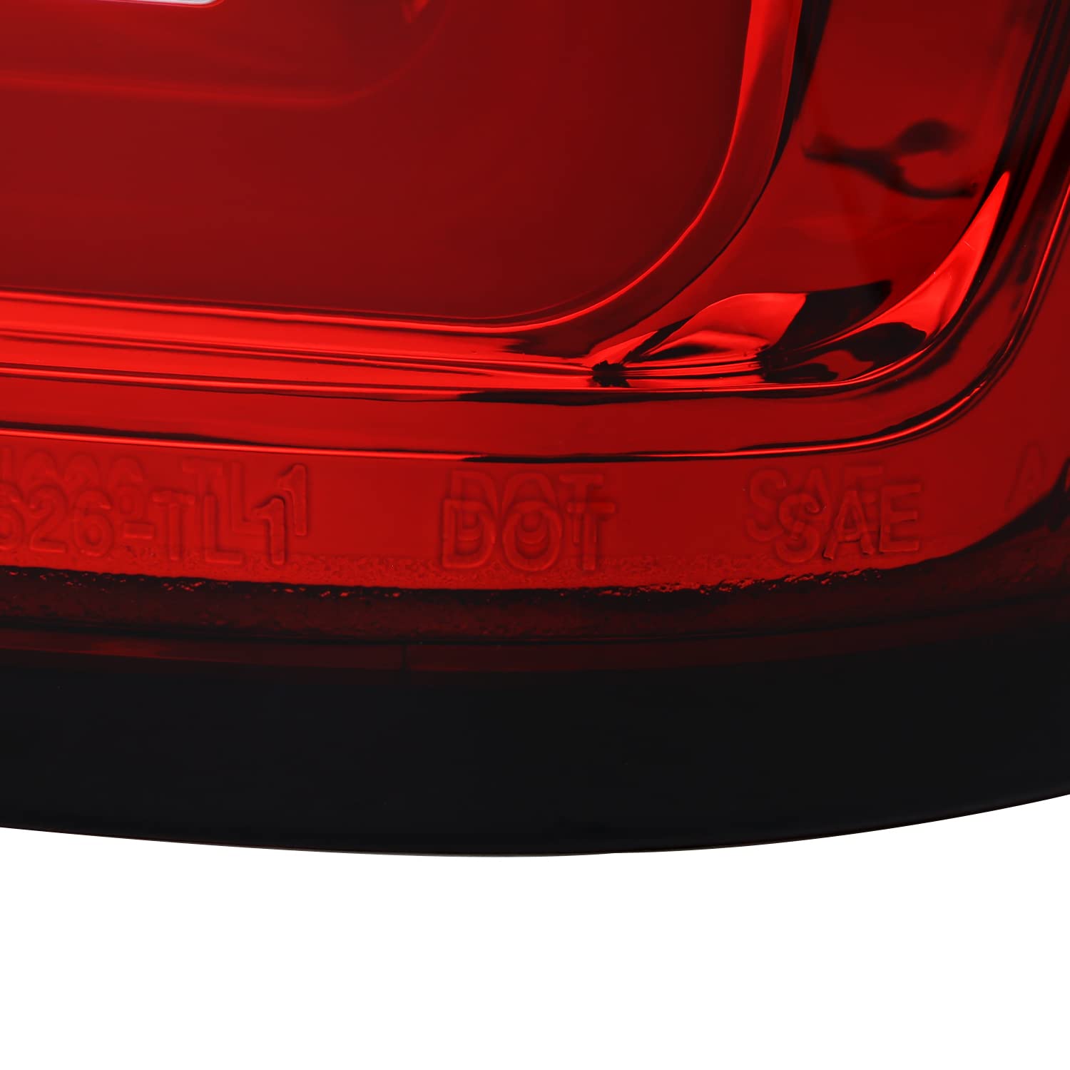 Spec-D Tuning Red LED Tail Lights with LED Light Bar for 2004-2015 Nissan Titan - Left & Right Pair Assembly - Upgrade Your Truck's Style & Visibility for Night Driving & Custom Look