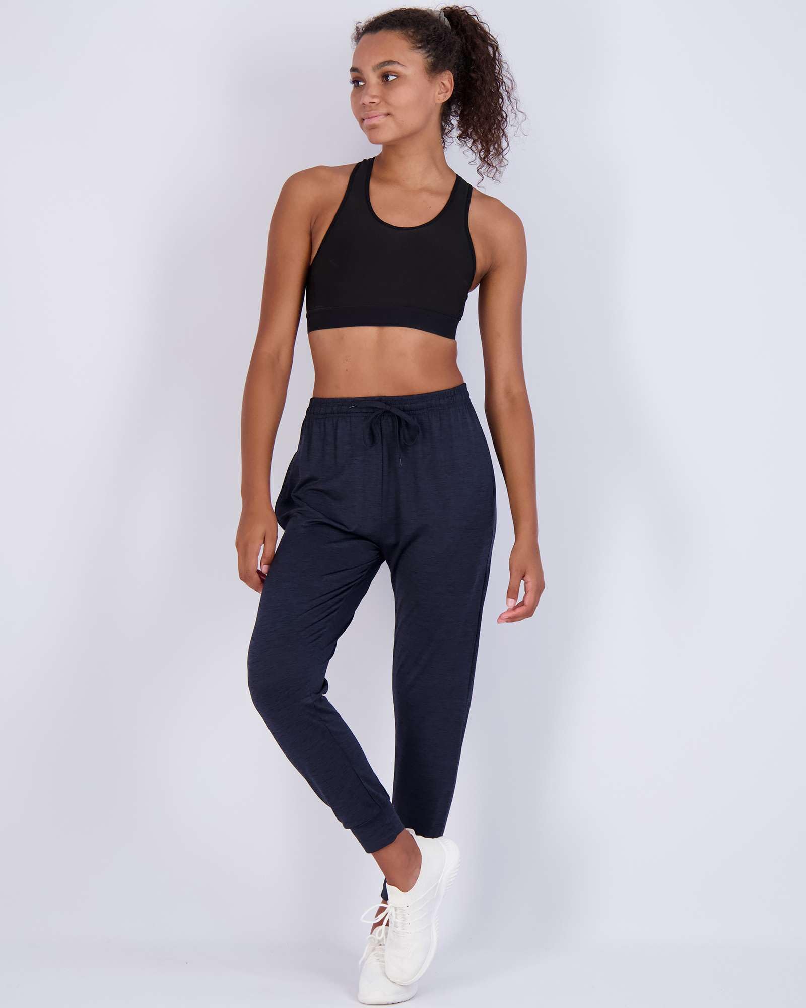 3 Pack Women's Ultra-Soft Silky Dry Fit Lounge Joggers - Lightweight Moisture-Wicking Pants with Pockets for Yoga, Running & Travel (Plus Size Available)