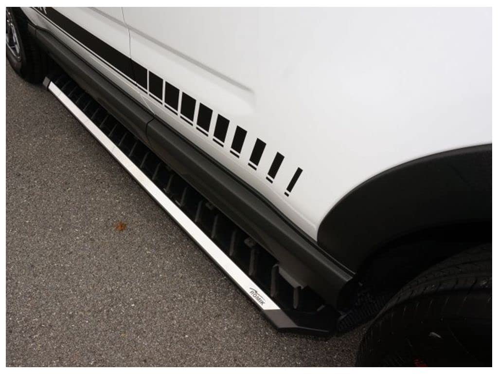 Romik® RZR SUV Running Boards & Side Steps for Ford Bronco Sport (2021-2023) - Heavy Duty Aluminum Nerf Bars with Non-Slip Surface - Perfect for Off-Roading, Camping & Daily Use