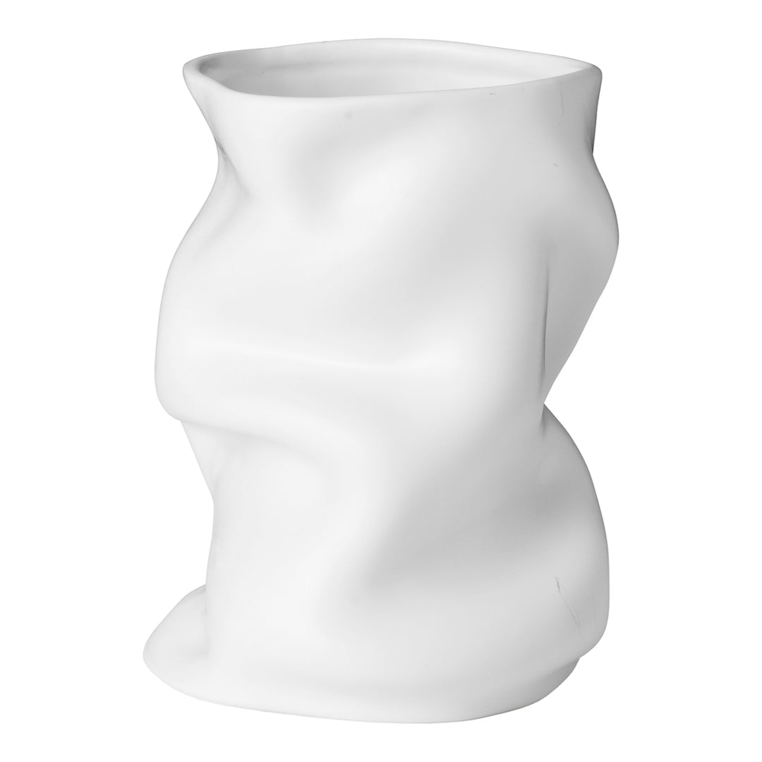 Sofia Tufvasson Collapse Vase - Modern Foldable Ceramic Vase for Home Decor, Office & Wedding Centerpieces