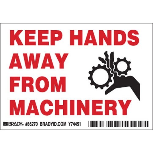 Brady 86270 Machine Equipment Labels - 20 Packs of 5 (100 Total) - Durable Industrial Identification Tags for Machinery, Tools & Safety Compliance