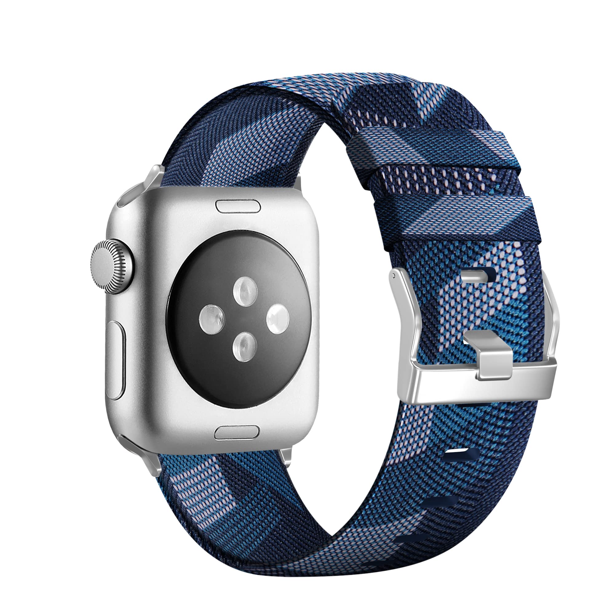 Soft Fabric Apple Watch Band Compatible for Series 10/9/8/7/6/5/4/SE/3/2/1 - 40mm Breathable Wrist Strap for Women & Men - Perfect for Sports, Workouts & Everyday Wear