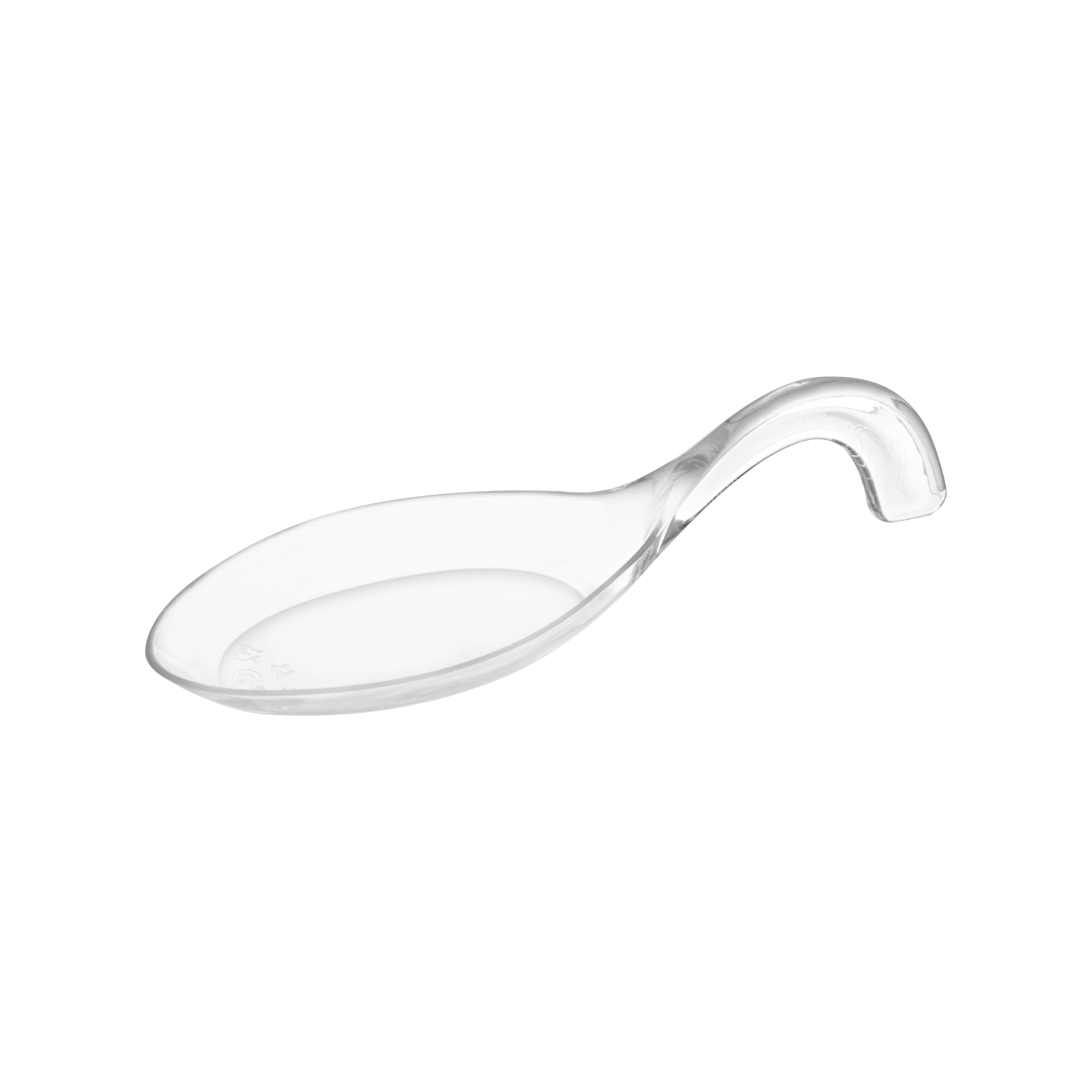 3.9 Inch Mini Clear Plastic Spoons - 24 Pack - Perfect for Parties, Desserts, and Sampling - Disposable Cutlery for Events, Catering, and Home Use