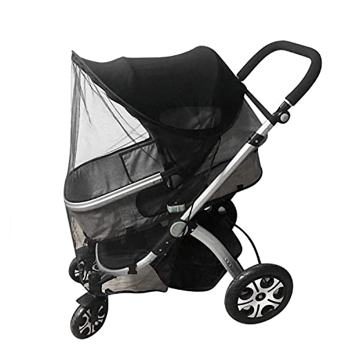 Universal Baby Stroller Sunshade Cover - UPF50+ UV Protection, Waterproof & Windproof Canopy for Car Seat, Bassinet, Playpen & Crib - Breathable Mesh Design for Airflow & Visibility - Perfect for Outdoor Walks, Park Visits & Travel