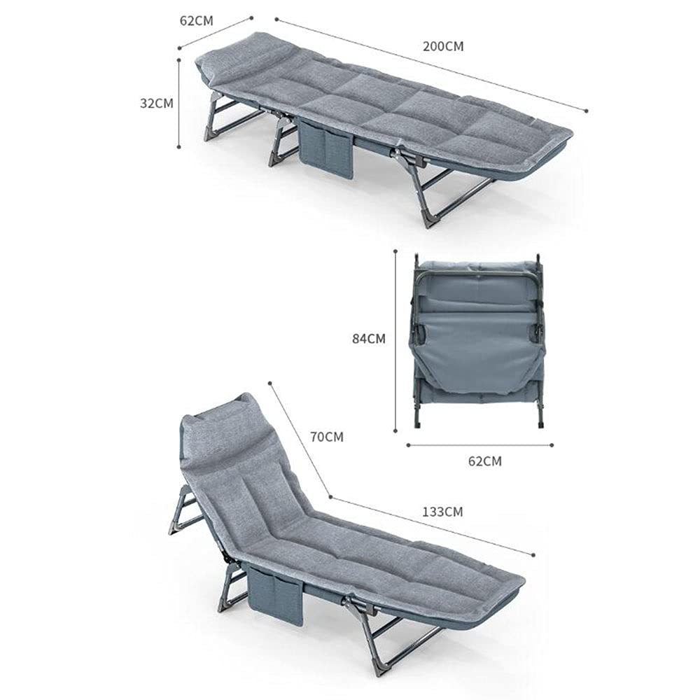 Foldable Reclining Patio Lounge Chair with 5-Position Adjustable Backrest & Comfortable Pillow - Durable Outdoor Sun Chaise for Garden, Poolside, Beach - Supports Adults & Kids up to 300lbs - Perfect for Relaxing, Sunbathing & Backyard Lounging