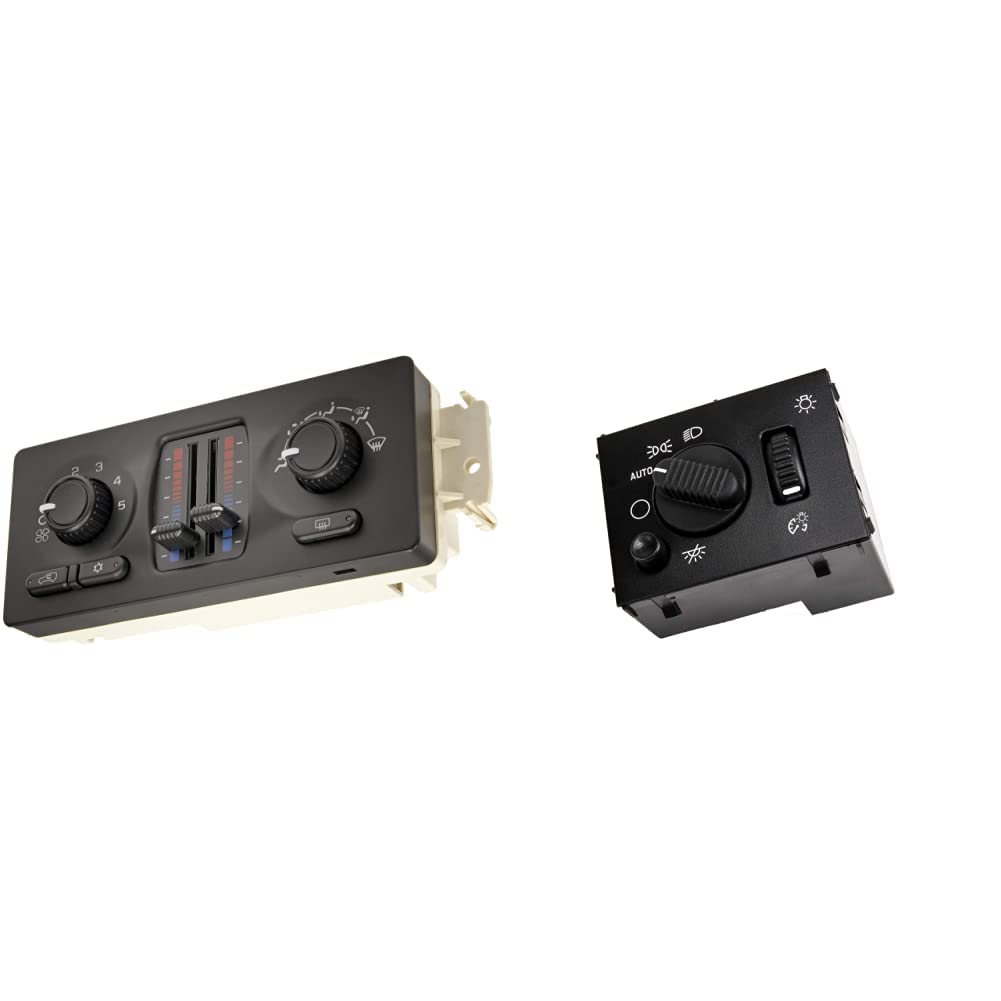Dorman 599-210XD Climate Control Module Compatible with Select GM Models - Replaces GM Genuine Parts 19381535 - Headlamp, Instrument Panel Dimmer & Dome Lamp Switch - Perfect for Car AC System Repairs & Dashboard Lighting Control