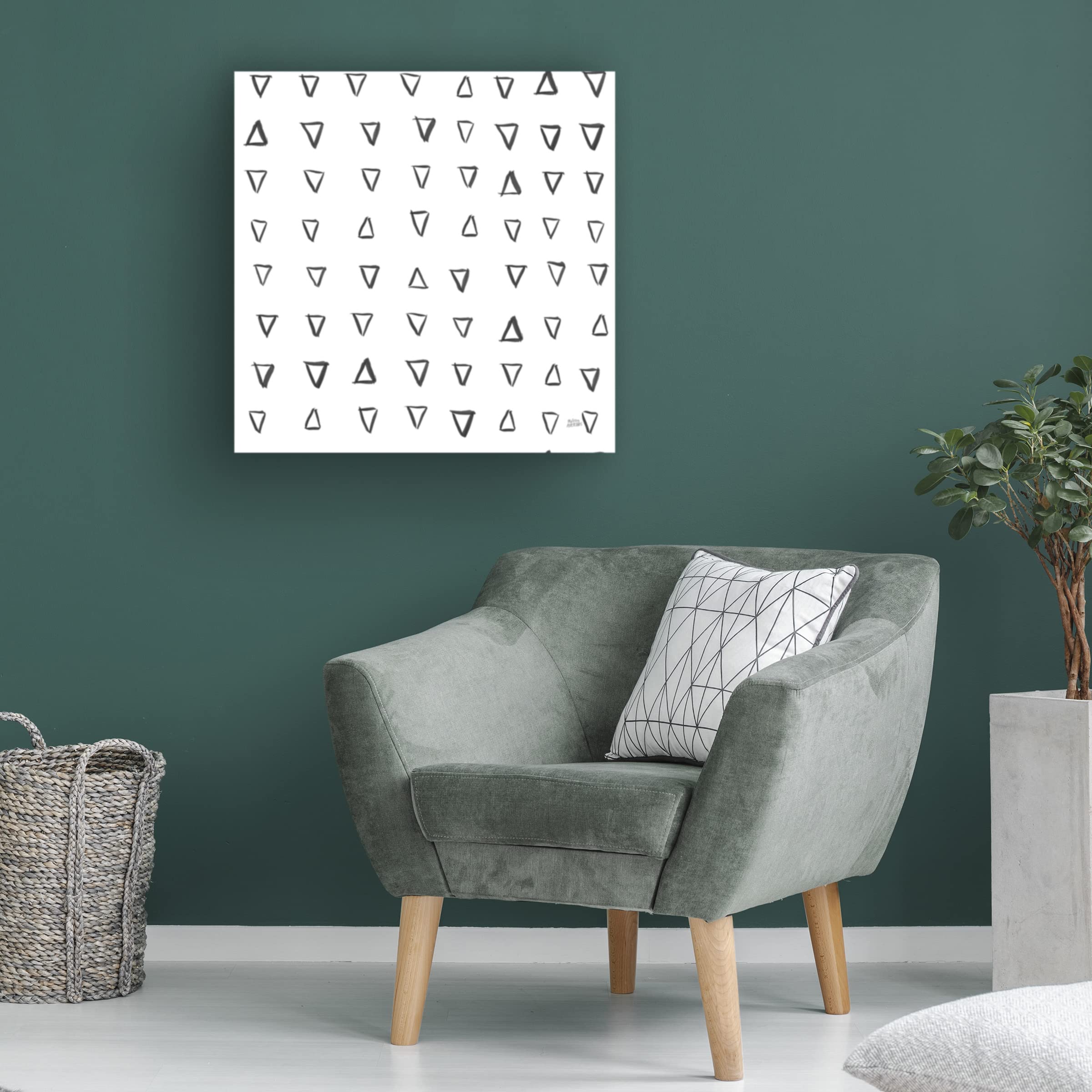 Trademark Fine Art 'Scandy Baby Pattern XIVA' Canvas Wall Art by Melissa Averinos - Perfect for Nursery, Kids Room & Boho Home Decor