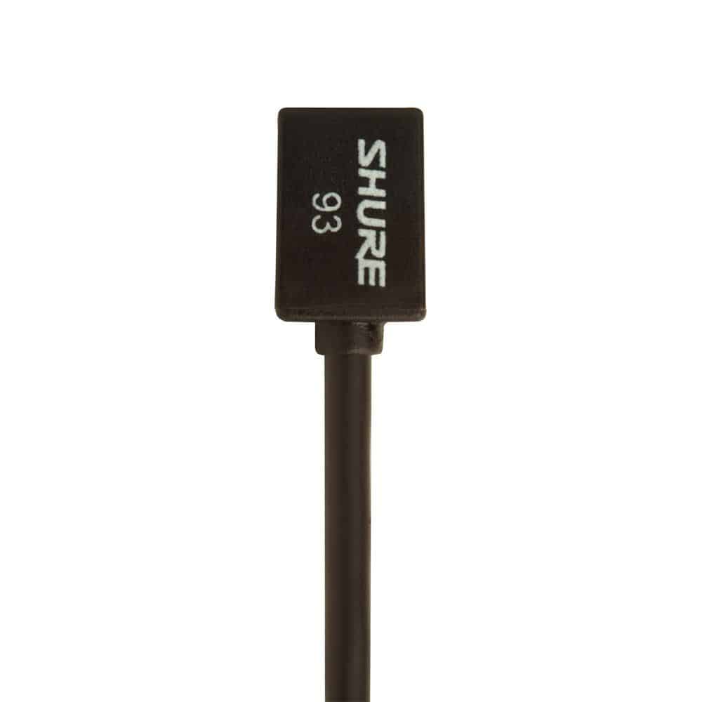 Shure WL93 Omnidirectional Lavalier Microphone - Professional Mini Condenser Mic for Podcasting, Interviews, and Video Recording