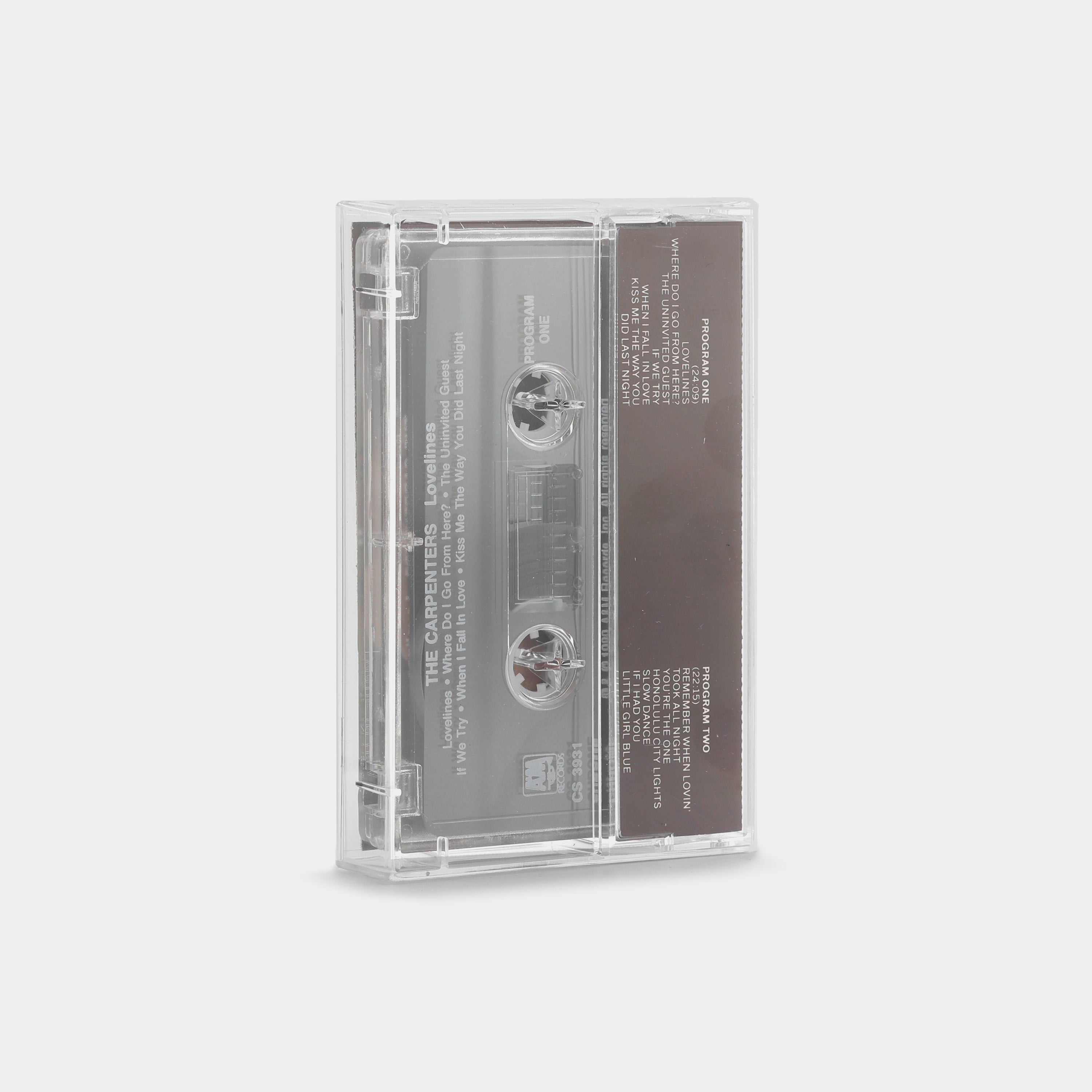 Vintage Carpenters Lovelines Cassette Tape - Classic 80s Music Collection for Home, Car & Retro Music Lovers