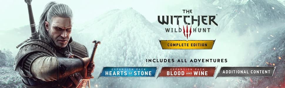 The Witcher 3: Wild Hunt Complete Edition for PS5 - Open World RPG Game with Expansions | Perfect for Fantasy Adventure Gaming & Gift Giving