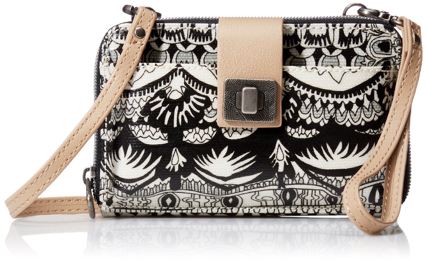 Sakroots Artist Circle Crossbody Phone Bag for Women - Stylish & Lightweight Small Shoulder Purse - Perfect for Travel, Shopping, and Everyday Use