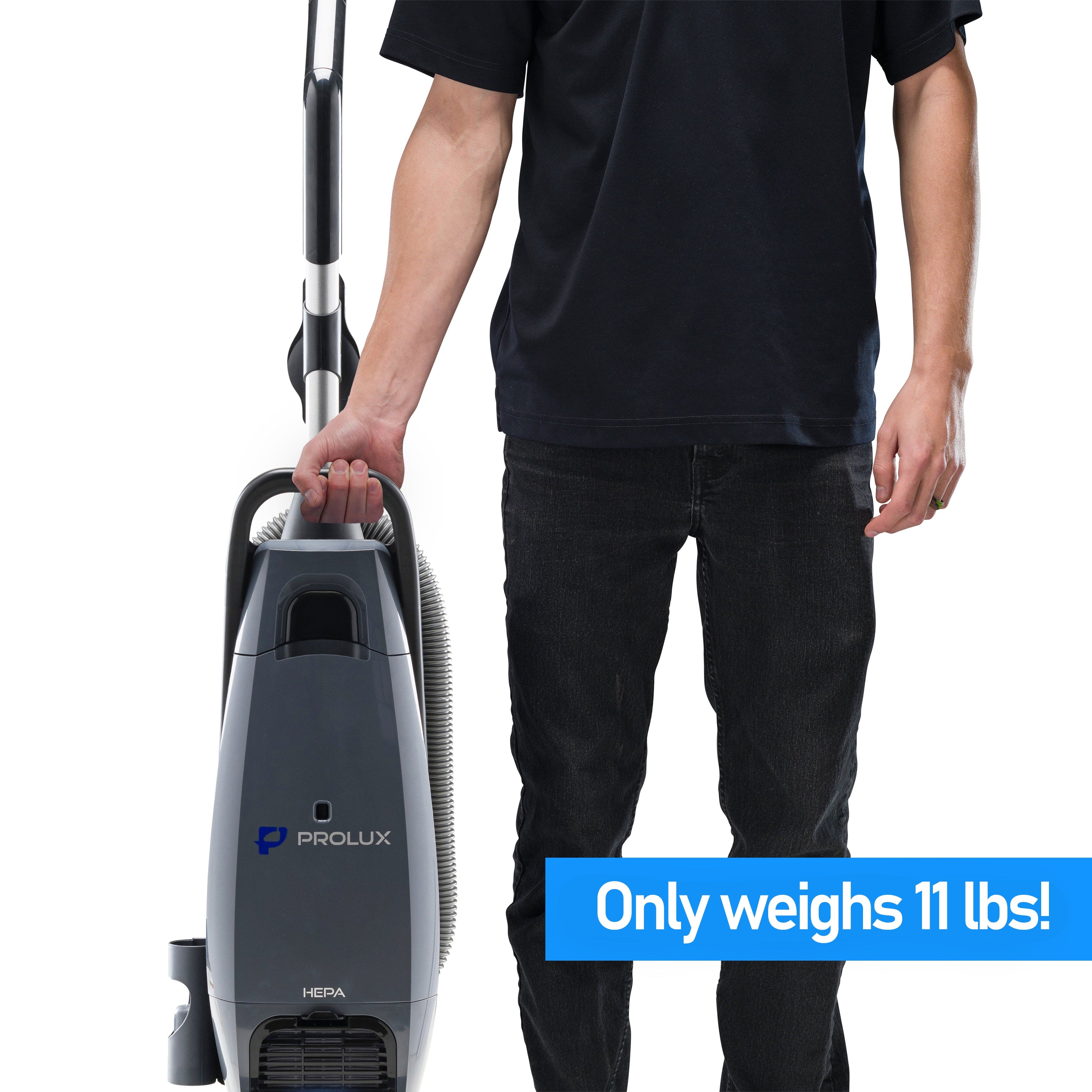 Prolux Phantom Bagged Upright Sealed HEPA Pet Vacuum Cleaner for Home - Powerful Allergen Removal for Carpets, Hard Floors & Pet Hair - Perfect for Pet Owners & Allergy Sufferers